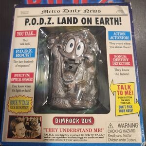 P.O.D.Z. DIMROCK DON or SAMMY STONE "Interactive Toys"~ Vintage ~ 2002 PTI